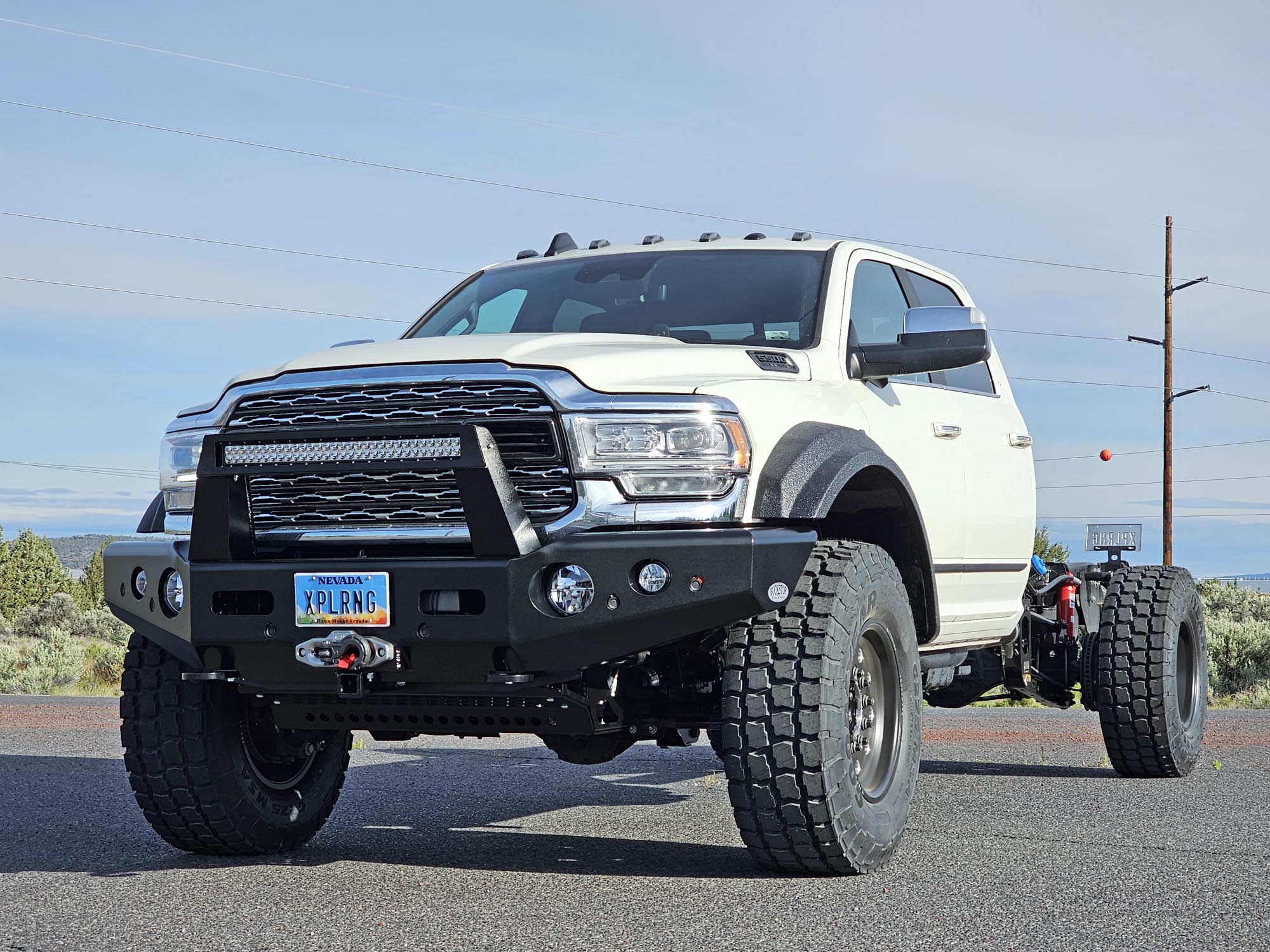 Phoenix Aluminum Wheel Hub Cover Liner For Dodge 4500 / 5500 19.5" Wheels - 2012+ - Front & Rear (QH1002DK12)