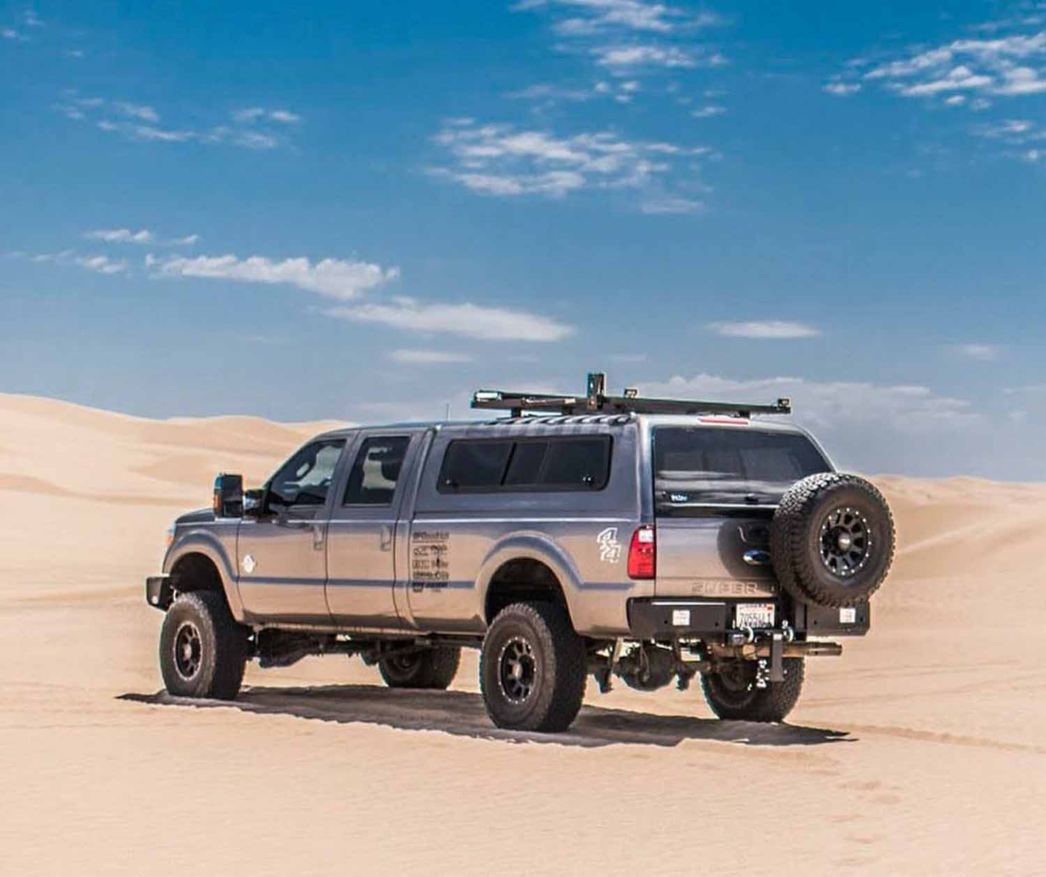 Rear with Tire Carrier Buckstop Truckware